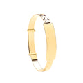 Y/G D/C Expandable ID Baby Bangle