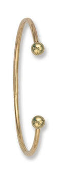 Y/G Ladies 2.5mm Solid Torque Bangle
