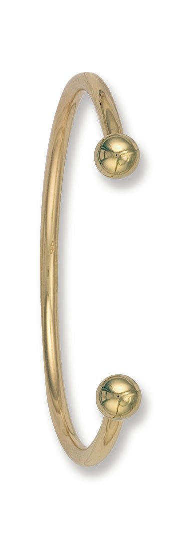 Y/G Ladies / Gents 3.5mm Solid Torque Bangle