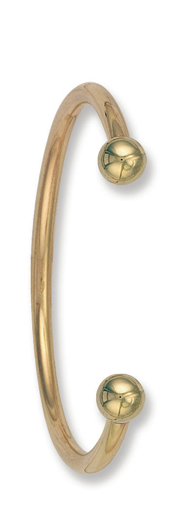Y/G Ladies / Gents 4mm Solid Torque Bangle