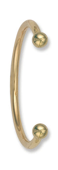 Y/G Ladies / Gents 4.5mm Solid Torque Bangle