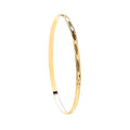 Y/G 3mm D/C D - Shaped Slave Bangle