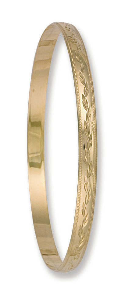 Y/G 5mm D/C D - Shaped Slave Bangle