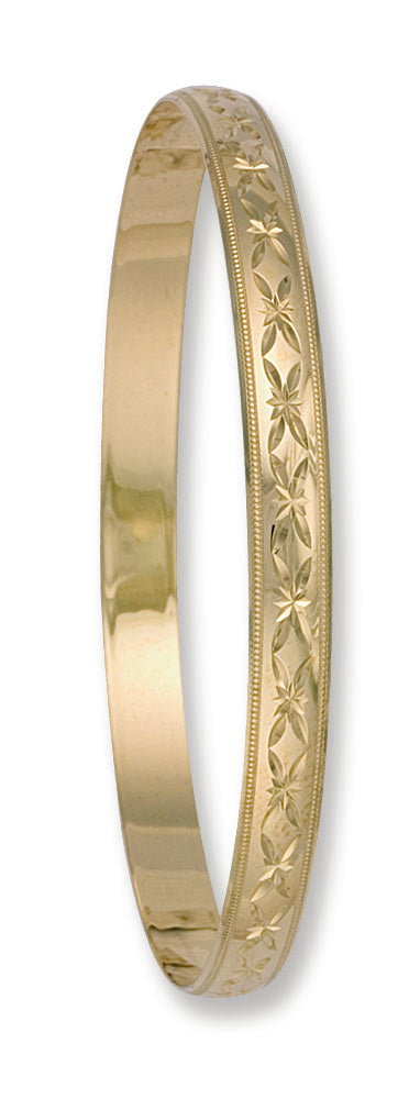 Y/G 6mm D/C D - Shaped Slave Bangle