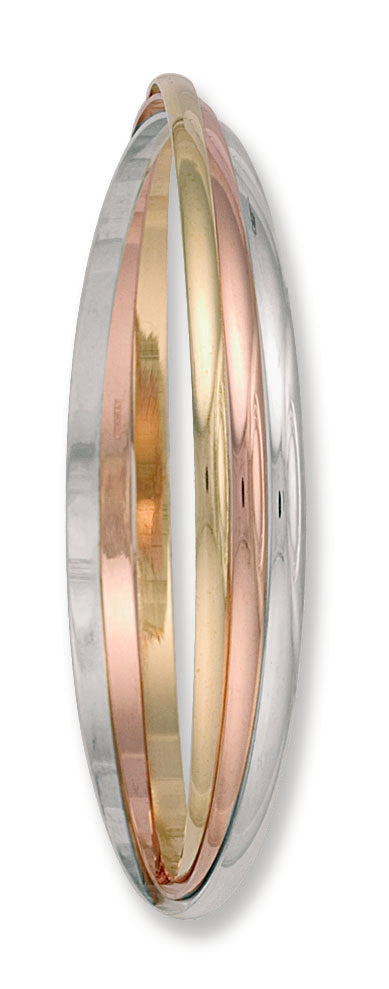 YW & R/G 3mm Russian Wedding Bangle