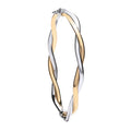 Y & W/G Fancy Twisted Bangle