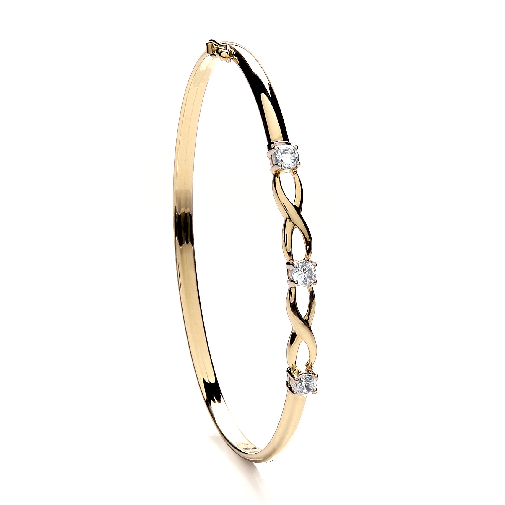Y/G Cz Bangle
