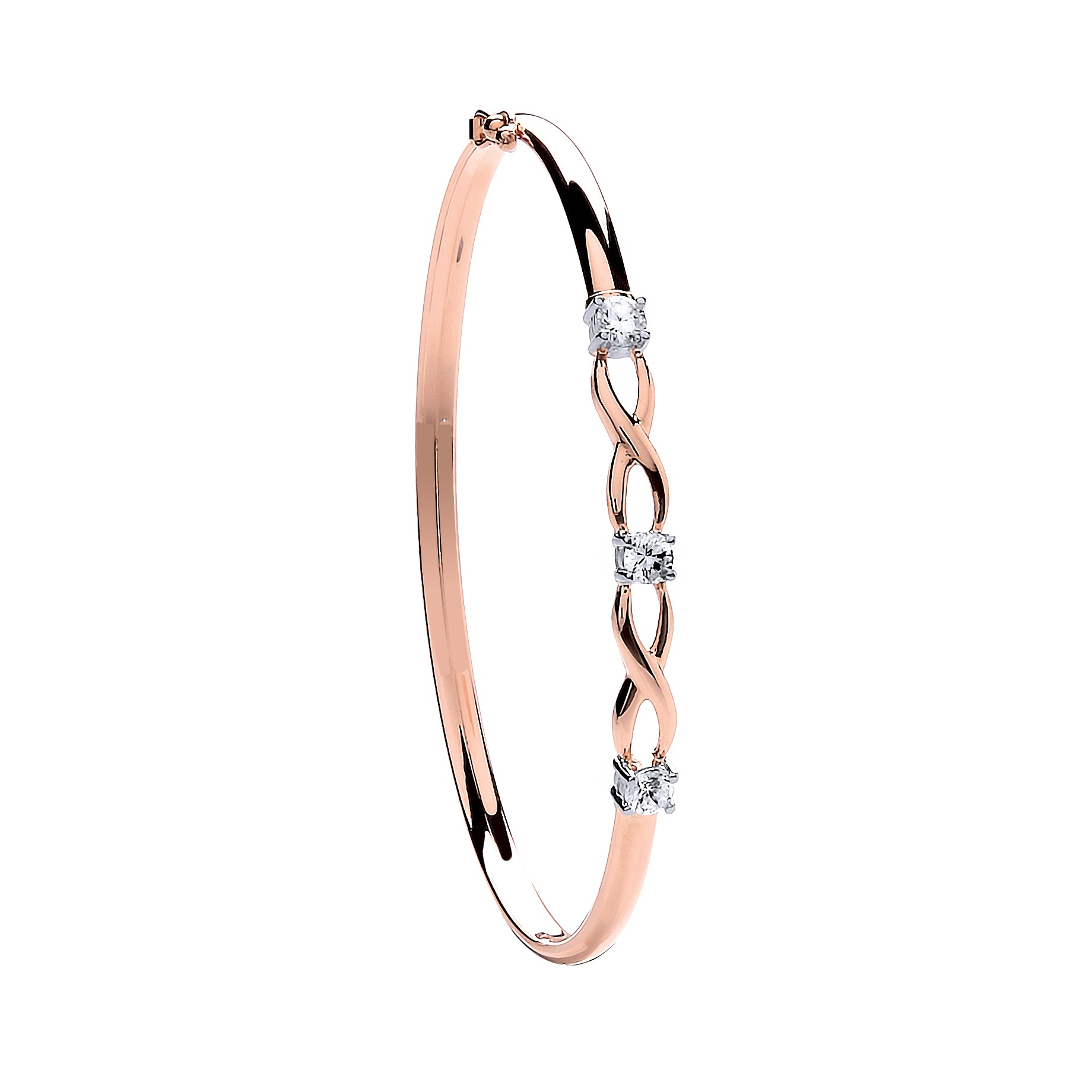 R/G Cz Bangle