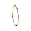 Y, W & R/G Hollow Tube Ladies Bangle