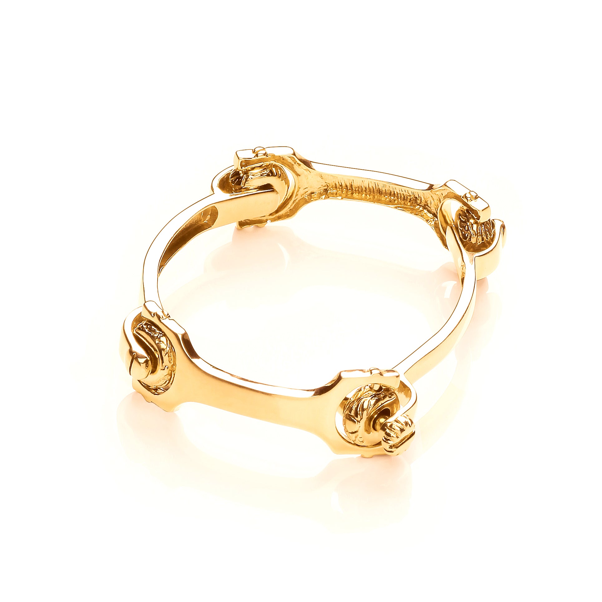 Y/G Solid 4 Piece Bone Baby Bangle