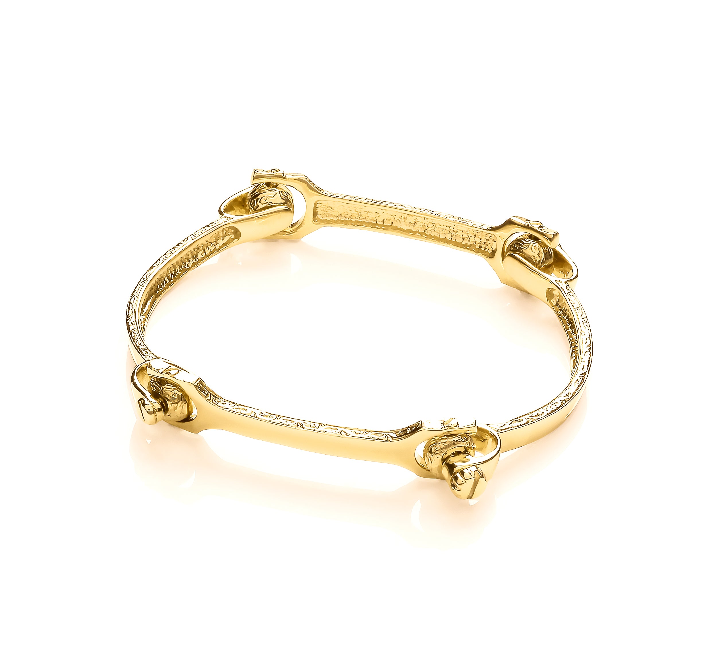 Y/G 4 Piece Bone Ladies Bangle