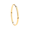 Y/G Hollow Flat Hinged Ladies Bangle