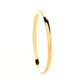 Y/G 4mm Plain D-shape Ladies Bangle