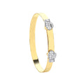 Y/G Cz Boxing Gloves Expandable Baby Bangle