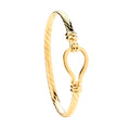 Y/G Hook Ladies 4mm Bangle