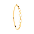 Y/G Paper Clip Ladies Bangle