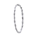 W/G Plain & D/C Twist Ladies Bangle