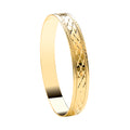 Y/G 10mm D/C Slave Round Bangle