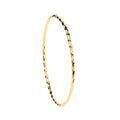 Y/G Round 2.5mm Twist Bangle