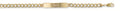 Y/G Ladies/Gents Curb ID Bracelet