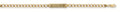 Y/G Baby/Ladies Curb ID Bracelet