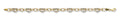 W & Y/G 5.3mm Fancy Heart Linked Bracelet