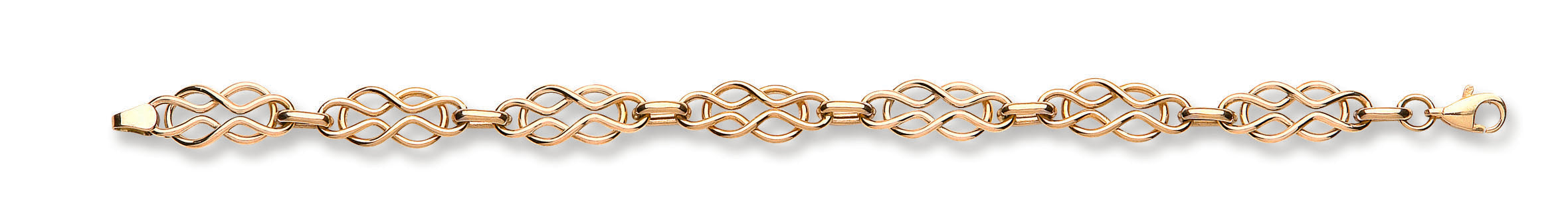 Y/G Hollow Celtic Bracelet