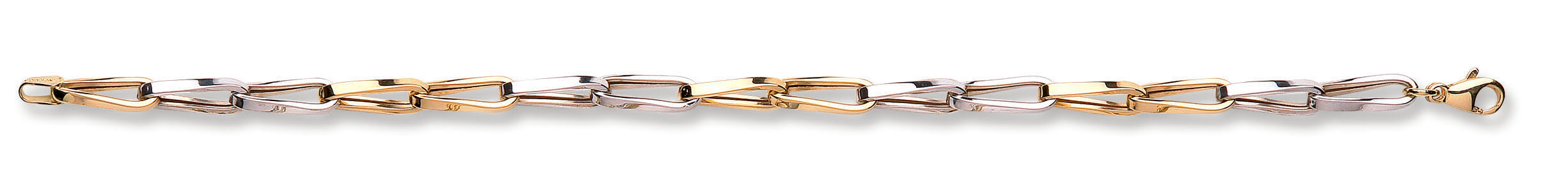 W & Y/G Link Bracelet