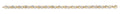 Y/G Figure of 8 CZ link Ladies Bracelet