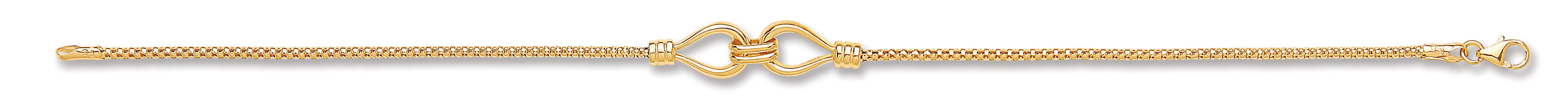 Y/G T Double Hook Ladies Bracelet