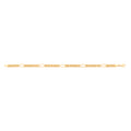Y/G Panther and Plain Oval Link Ladies Bracelet