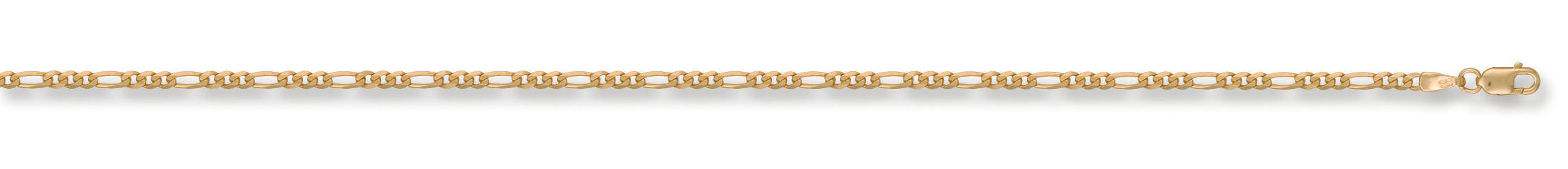 Y/G 2.2mm Figaro Chain