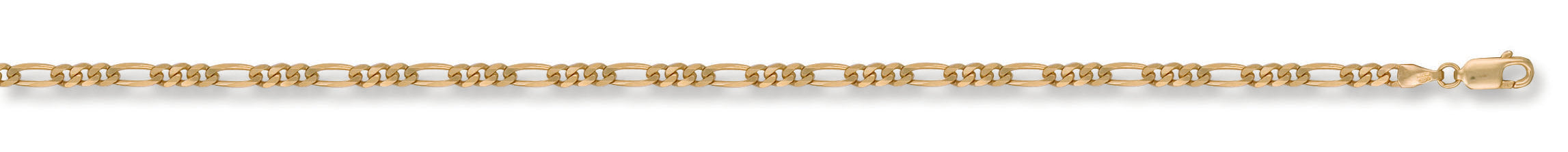 Y/G 3.6mm Figaro Chain