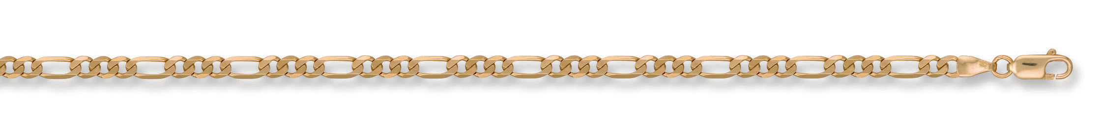 Y/G 3.8mm Figaro Chain