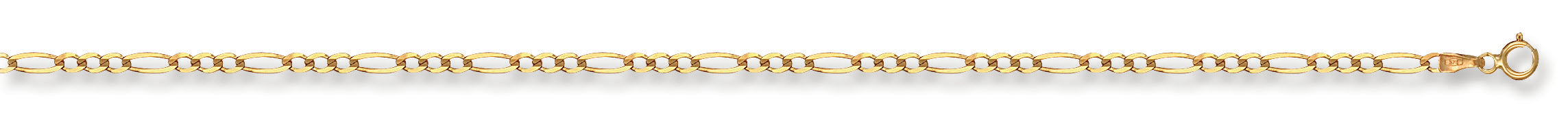 Y/G 2.7mm Economy Figaro Chain