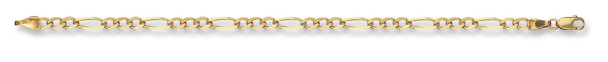 Y/G 3.5mm Economy Figaro Chain