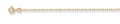 Y/G 1.7mm Diamond Cut Oval Belcher Chain