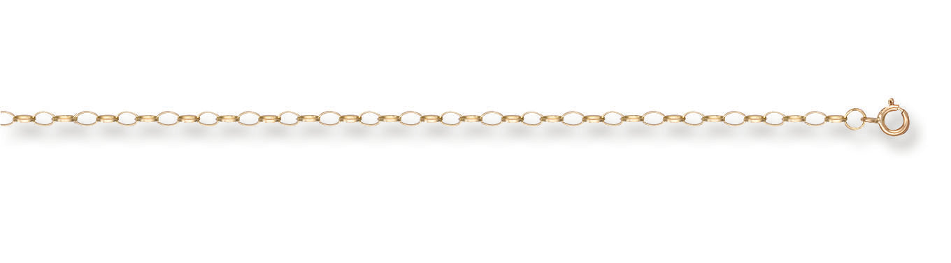 Y/G 1.5mm Oval Belcher Chain