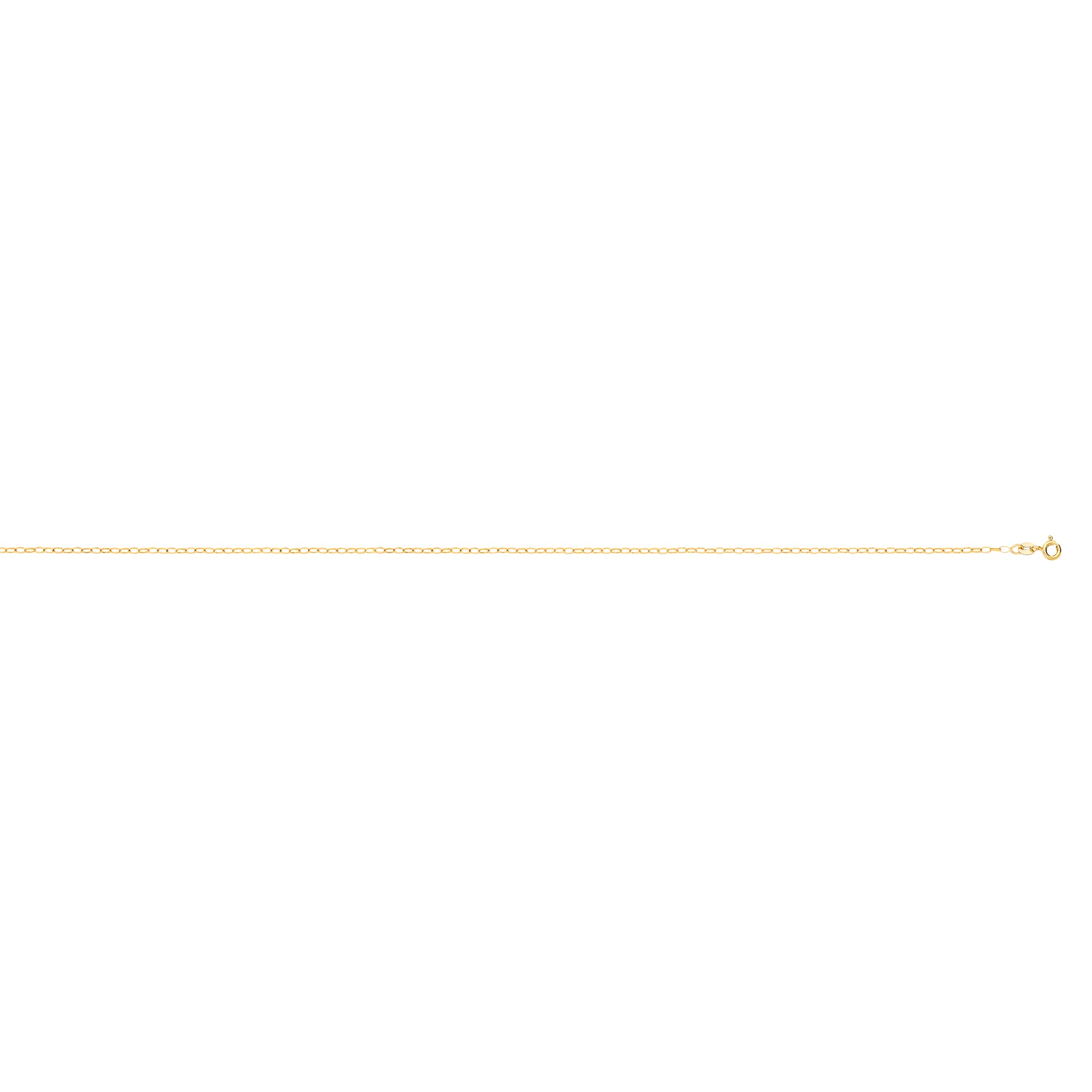 Y/G B 1/4 2.7mm Light Oval Belcher Chain