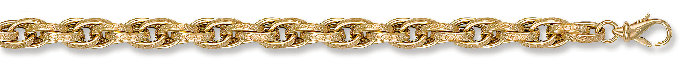 Y/G 8.5mm Hollow Prince of Wales Chain