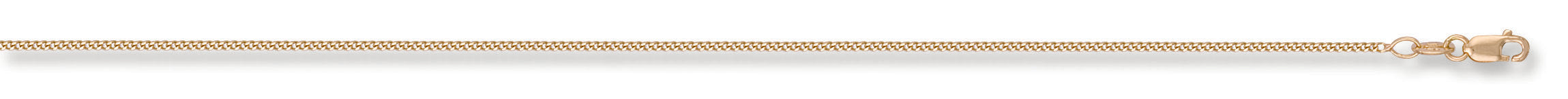 18ct Y/G 1.4mm Curb Chain