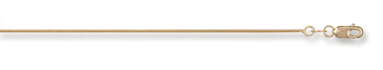 Y/G 0.9mm Round Snake Chain