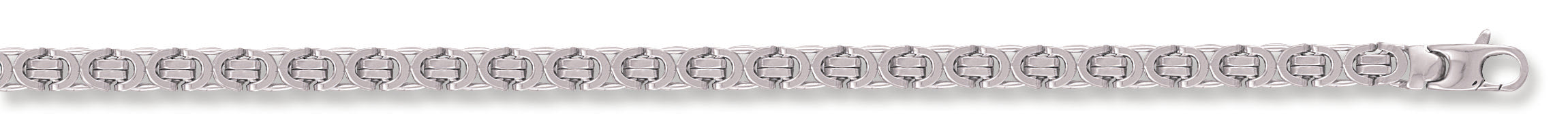 W/G 5.7mm Flat Byzantine Chain