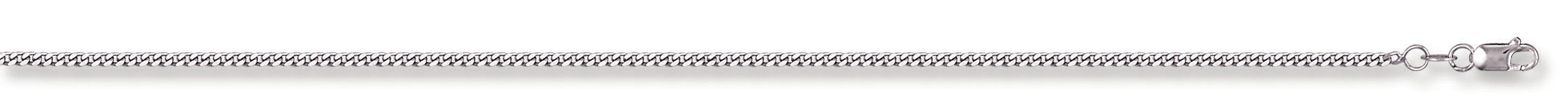 18ct W/G 1.8mm Curb Chain