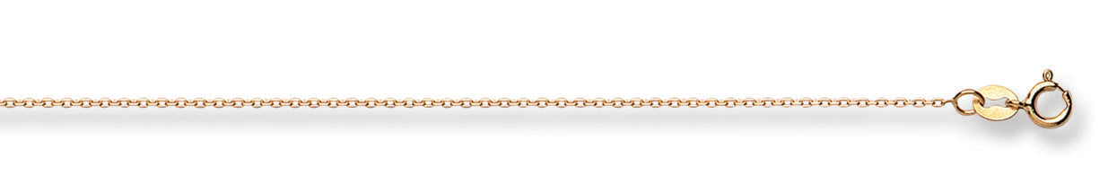 Y/G 0.8mm Diamond Cut Trace Chain