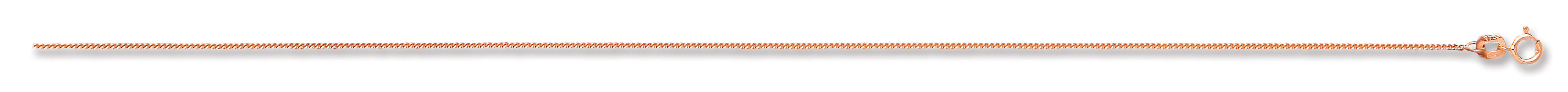 Rose Gold 1.0mm Classic Curb Chain