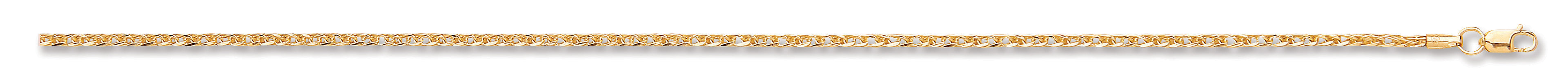 Y/G 2.0mm Hollow Square Spiga Chain/Bracelet