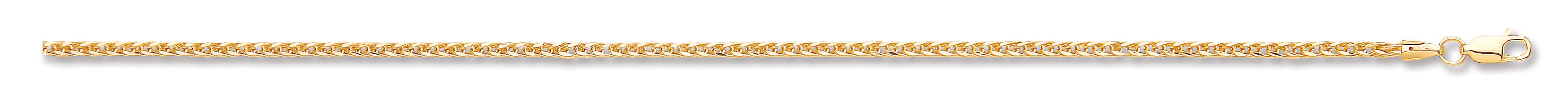 Y/G 2.4mm Hollow Square Spiga Chain/Bracelet