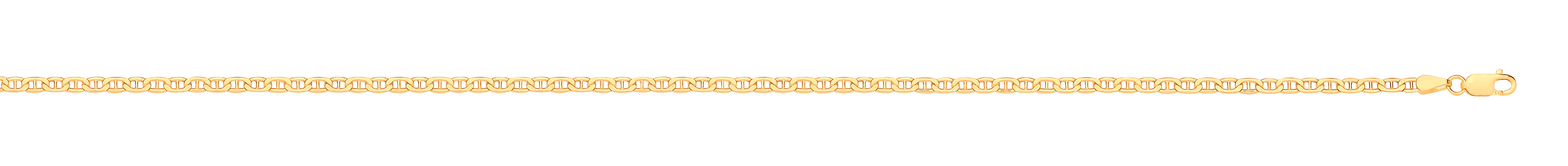 14ct Y/G Hollow Flat Anchor 2.4mm Chain