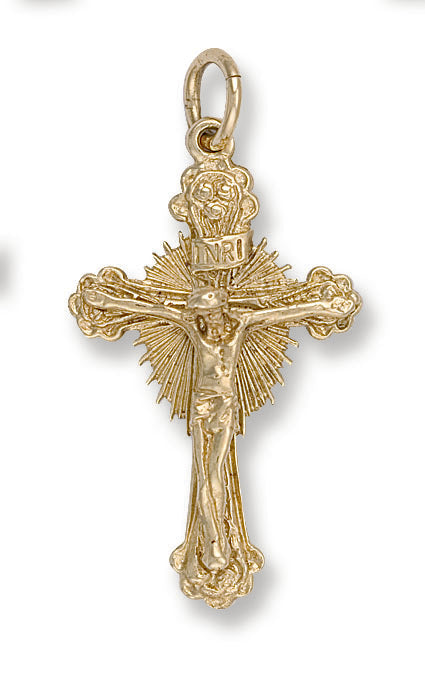 Y/G Casted Crucifix